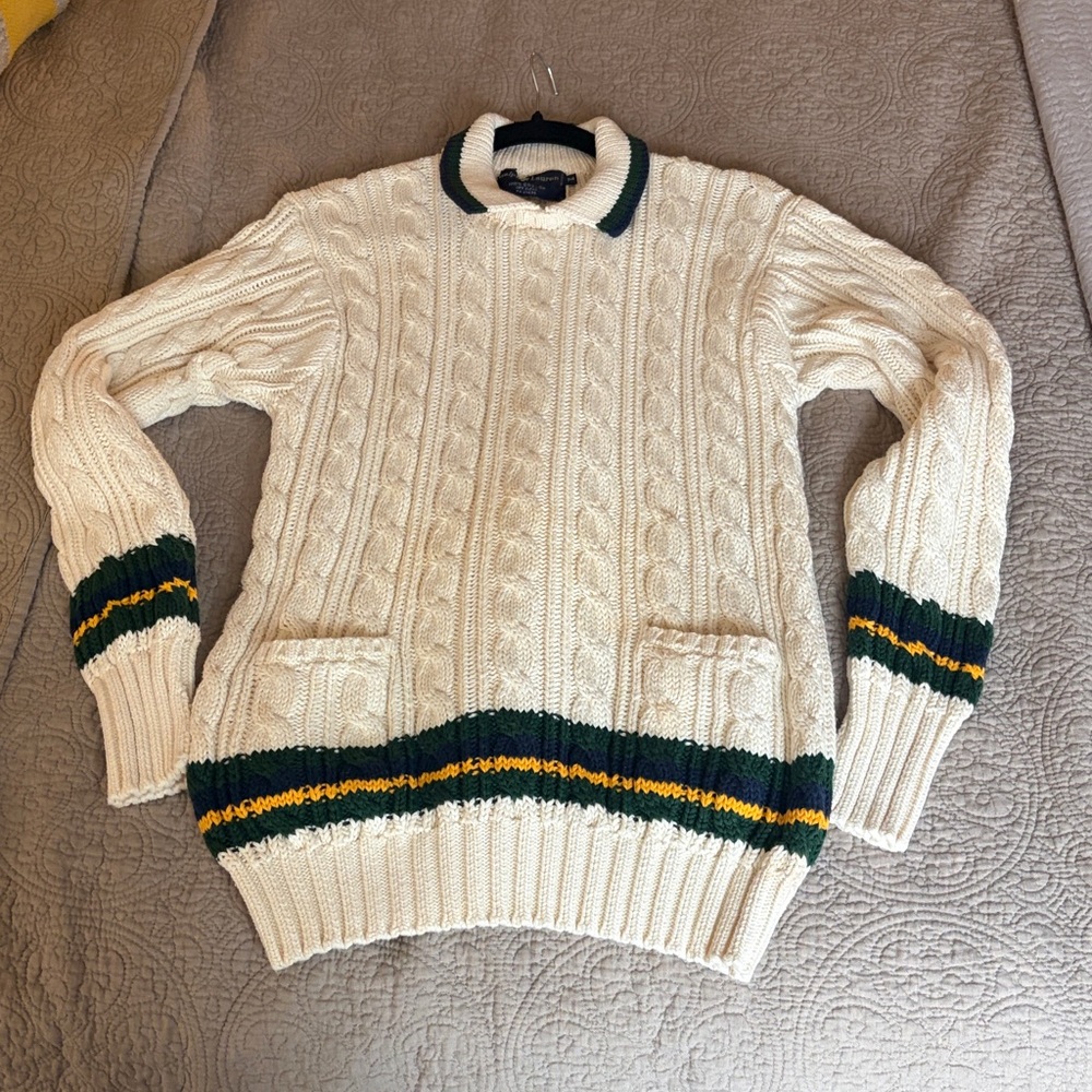 Vtg Ralph Lauren Classic Sporting Cricket Sweater